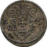 Reverse Denar 1585 Danzig