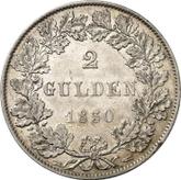 Reverse 2 Gulden 1850