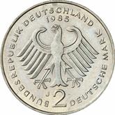 Reverse 2 Mark 1985 J Konrad Adenauer