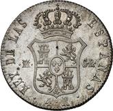 Reverse 4 Reales 1822 M SR