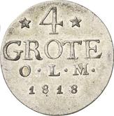 Reverse 4 Grote 1818
