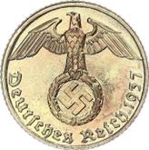 Reverse 5 Reichspfennig 1937 E
