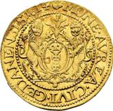 Reverse Ducat 1614 Danzig