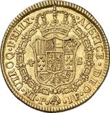Reverse 4 Escudos 1792 P JF