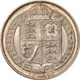 Reverse Shilling 1890 JEB Large Jubilee Head