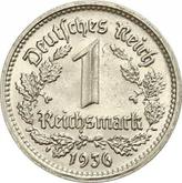 Obverse 1 Reichsmark 1936 G