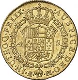 Reverse 4 Escudos 1773 M PJ