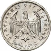 Reverse 1 Reichsmark 1936 F