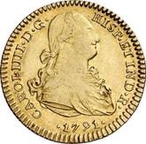 Obverse 2 Escudos 1791 Mo FM