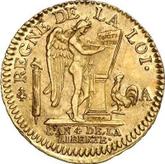 Reverse Louis d'Or 1792 A