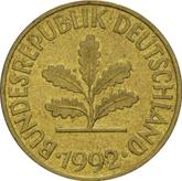 Reverse 10 Pfennig 1992 D