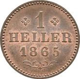 Reverse 1 Heller 1865