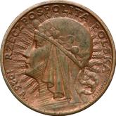 Reverse 20 Zlotych 1925 Pattern Polonia