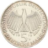 Reverse 5 Mark 1973 G Frankfurt Parliament