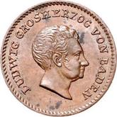 Obverse 1/2 Kreuzer 1828