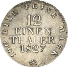 1/12 Thaler 1827  S 