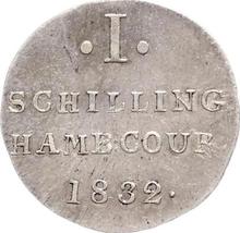 Shilling 1832  H.S.K. 