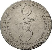 2/3 Thaler 1824 C  