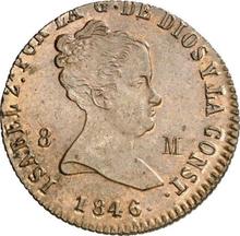 8 Maravedís 1846 Ja   "Denomination on obverse"