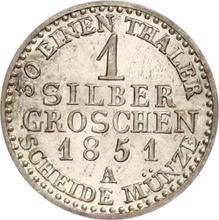 Silber Groschen 1851 A  
