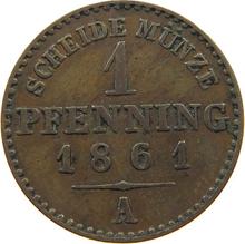 1 Pfennig 1861 A  