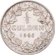 1/2 guldena 1846   
