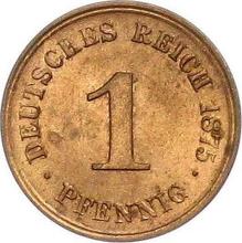 1 Pfennig 1875 J  