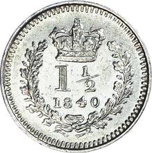 1 1/2 Pence 1840   