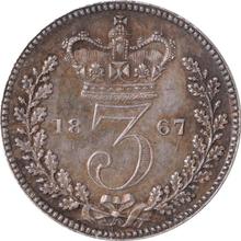 Threepence 1867   
