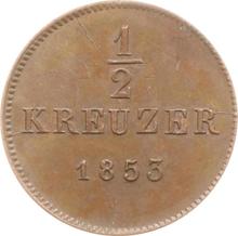 Medio kreuzer 1853   
