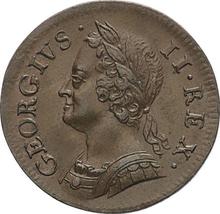 Farthing 1754    "Old Head"