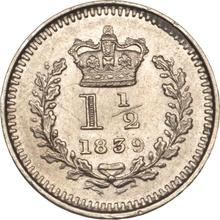 1 1/2 Pence 1839   