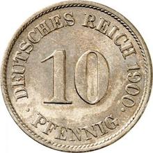 10 Pfennig 1900 J  
