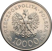 10000 Zlotych 1990 MW   "Gewerkschaft Solidarität"
