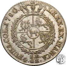 1 Zloty (4 Grosze) 1780  EB 