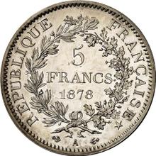 5 франков 1878 A   "Геркулес"