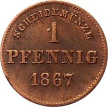 1 Pfennig 1867   