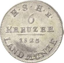 6 Kreuzer 1825   