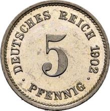 5 Pfennig 1902 G  