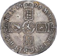 Halfcrown 1696 B   "Small Shields"