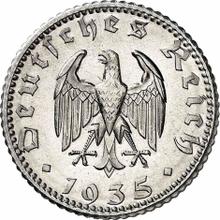 50 reichspfennig 1935 J  