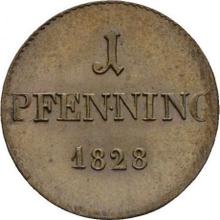 1 Pfennig 1828   