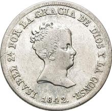 2 Reales 1842 M CL 