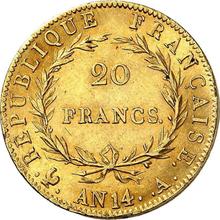 20 Francs AN 14 (1805-1806) A  
