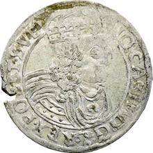 6 Groszy (Szostak) no date (no-date-1668)  AT  "Bust in a circle frame"