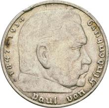 5 Reichsmark 1936 A   "Hindenburg"