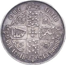 Florin 1863   WW "Gothic"