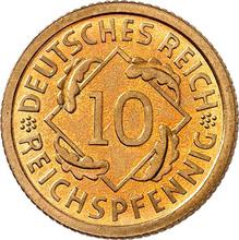 10 Reichspfennig 1936 G  