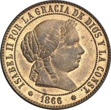 2 1/2 Céntimos de Escudo 1866   