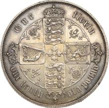 Florin 1857   WW "Gothic"